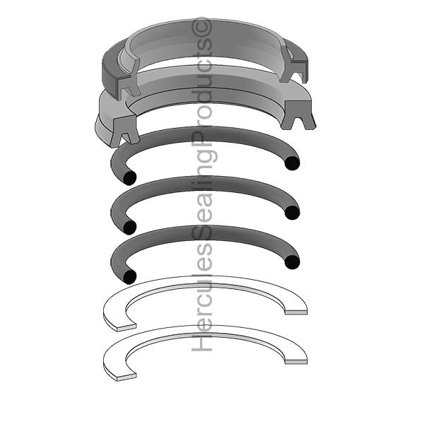 Toyota -After Market Parts Hydraulic Cylinder Repair Kit- 75 mm Rod KitLIFT TRUCK KITS 04651-11271-71 - main